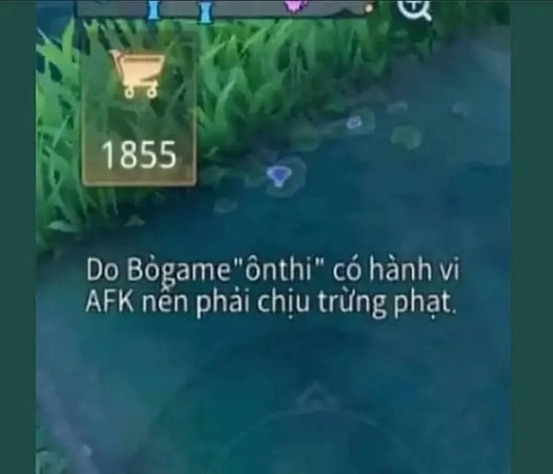 Meme game thủ vui nhộn xoay quanh meme AFK
