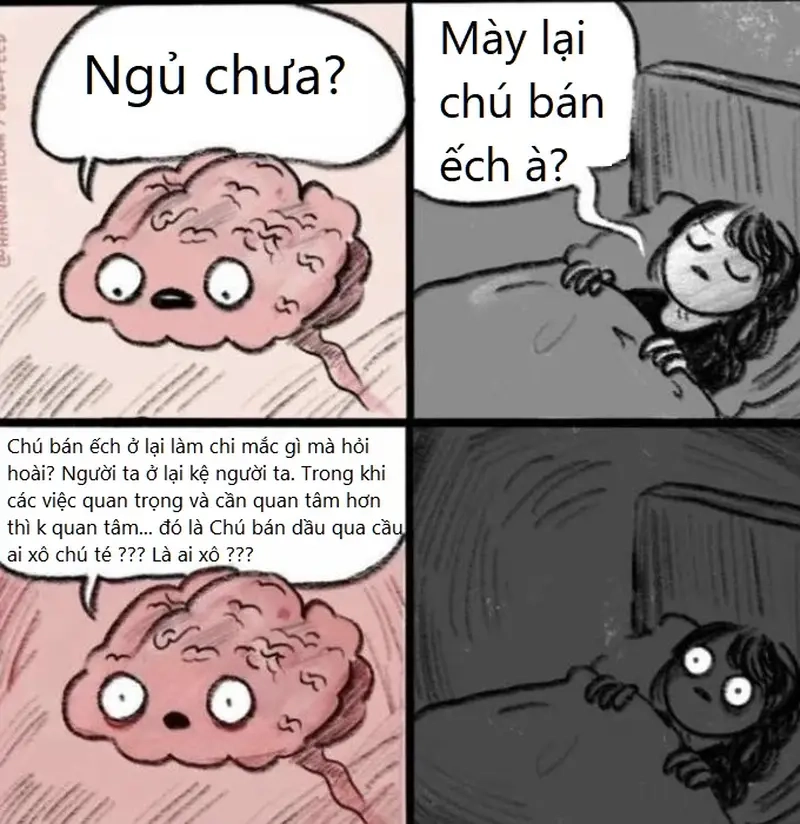 Khi suy nghĩ quá mức, meme não to chính là “đồng minh” của bạn