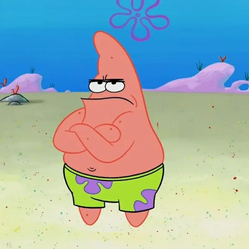 Meme Patrick ngôi sao nổi bật trong meme nhân vật hoạt hình, game thú vị