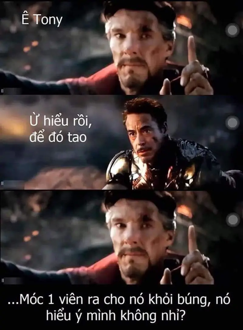 Meme nhân vật hoạt hình, game ấn tượng với meme các nhân vật Marvel đầy cá tính