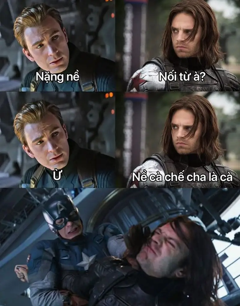 Cười vui với meme các nhân vật Marvel trong meme nhân vật hoạt hình, game hot