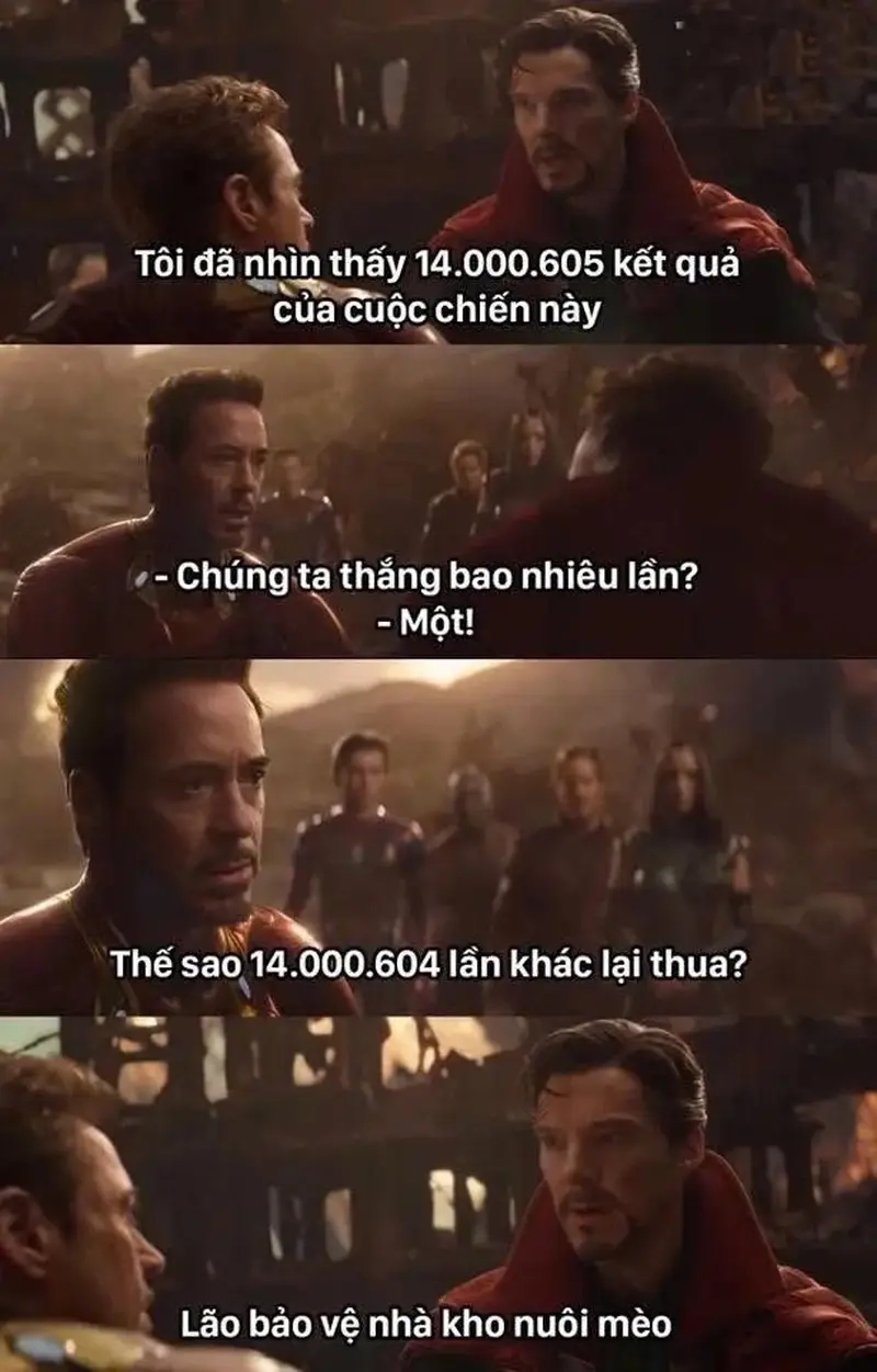 Phản ứng hài hước trong meme fan Marvel gây cười sảng khoái