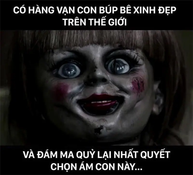Những câu nói dí dỏm trong meme phim kinh dị được yêu thích