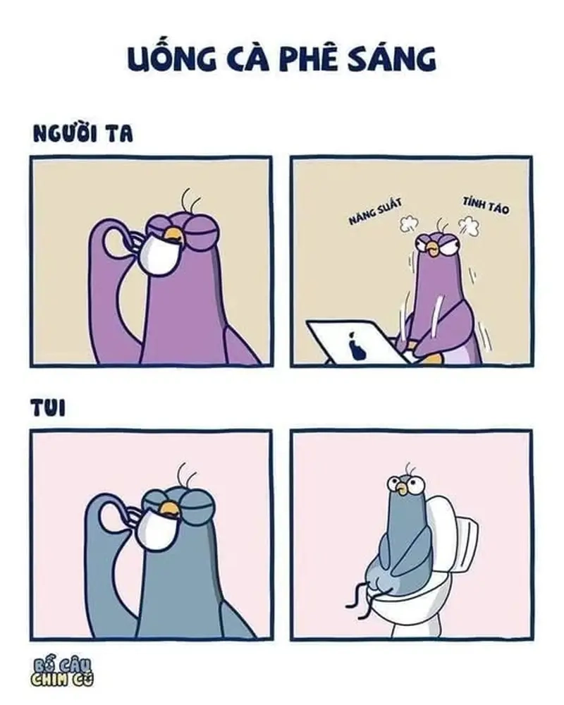 Cùng cười vui với meme cà phê sữa đá mỗi sáng ở Sài Gòn