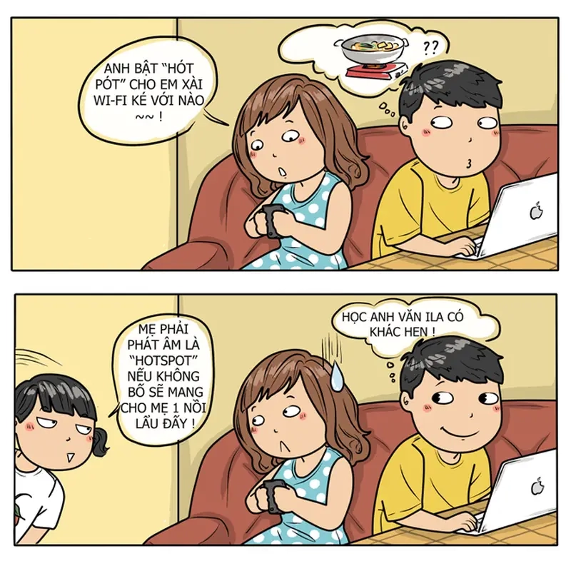 Meme so sánh thế hệ vui nhộn với meme bố mẹ và con cái