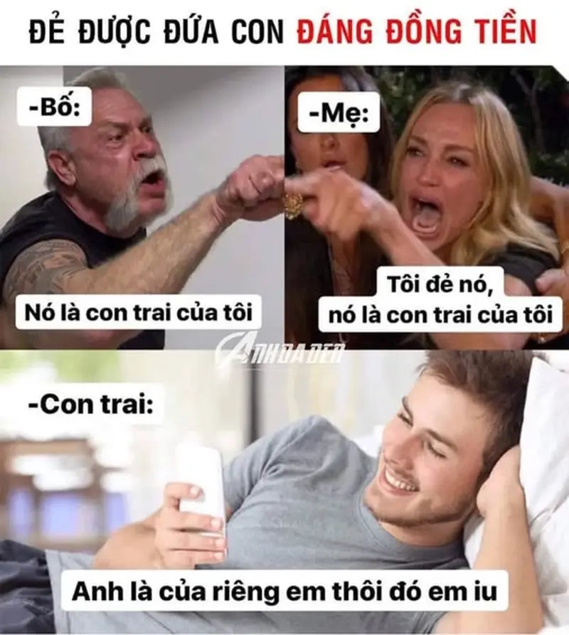 Khám phá meme bố mẹ và con cái trong meme so sánh thế hệ