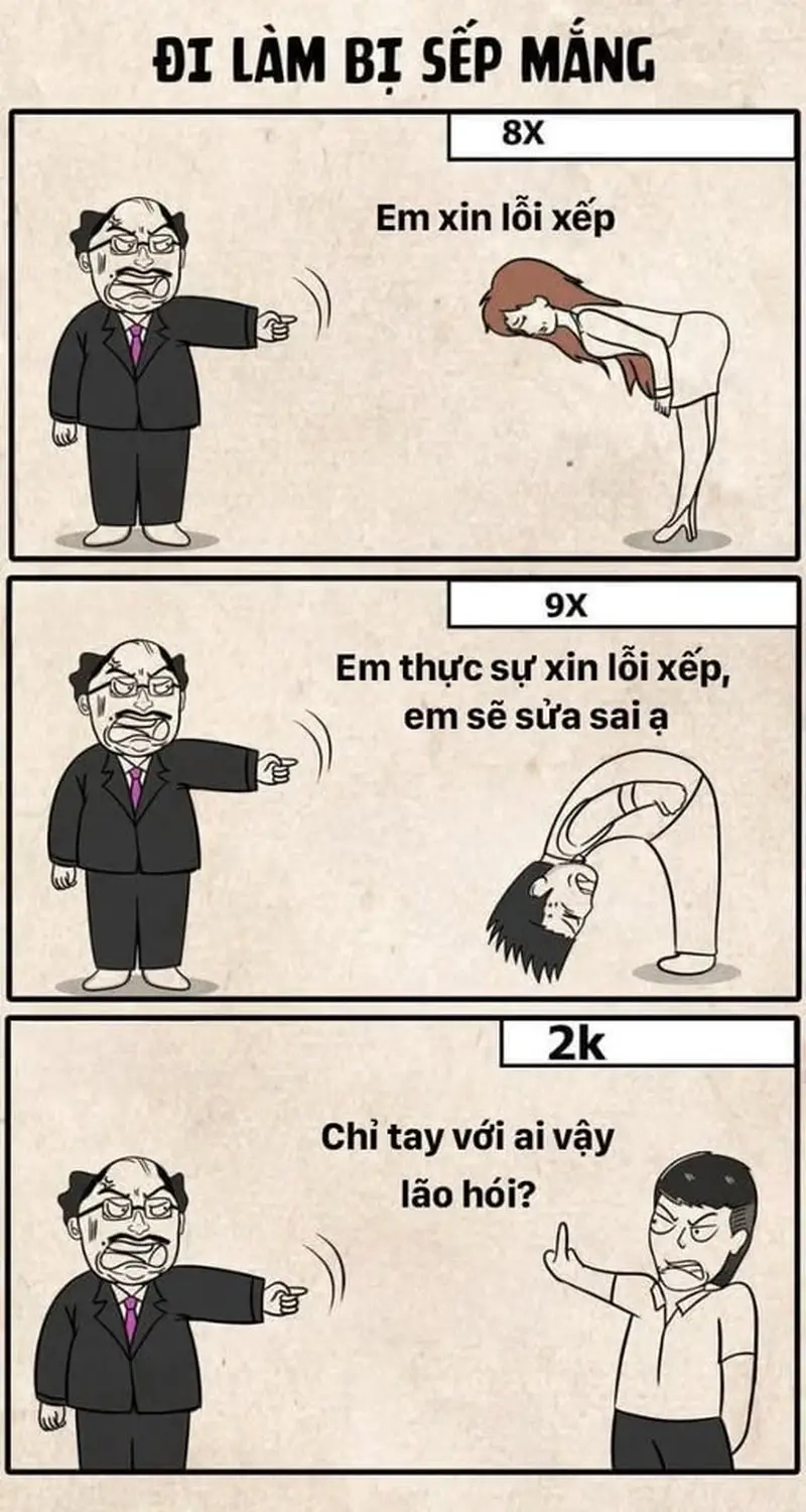 Tổng hợp meme Gen Z vs Millennials đặc sắc meme so sánh thế hệ