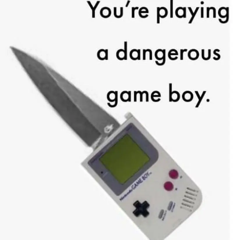 Meme game boy sáng tạo meme Thế hệ 8x, 9x hấp dẫn