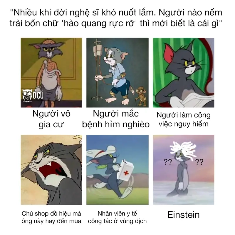 Meme hào quang rực rỡ thu hút meme Trấn Thành