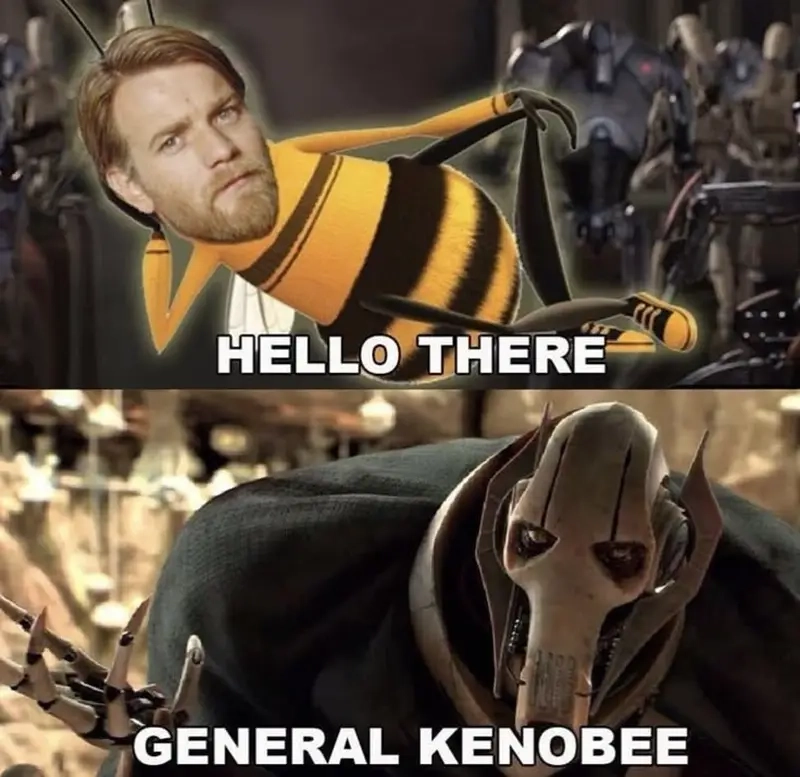 Meme Star Wars (hello there) tạo nên những khoảnh khắc hài hước bất ngờ