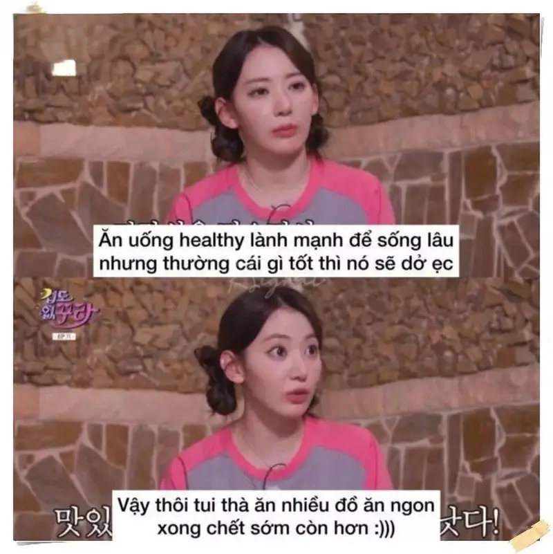 Meme ăn healthy chế vui giúp bạn thêm động lực ăn uống lành mạnh