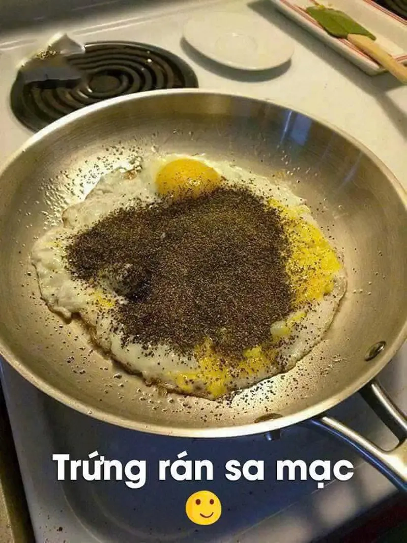 Meme nấu ăn và kết quả cho thấy tay nghề thực tế của dân bếp