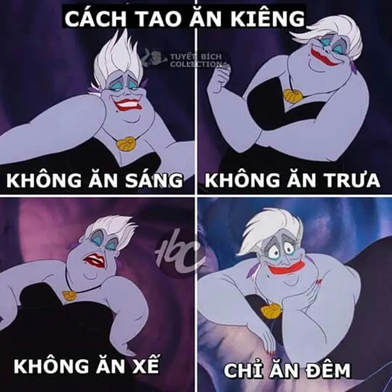 Meme về Ăn uống vui nhộn xoay quanh meme ăn đêm