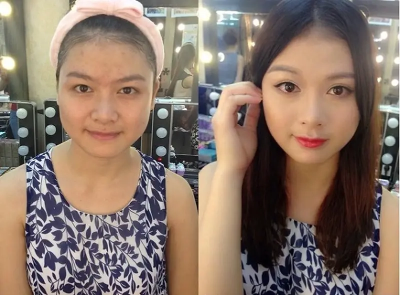 Khi bạn nhận ra sức mạnh của meme trước và sau makeup