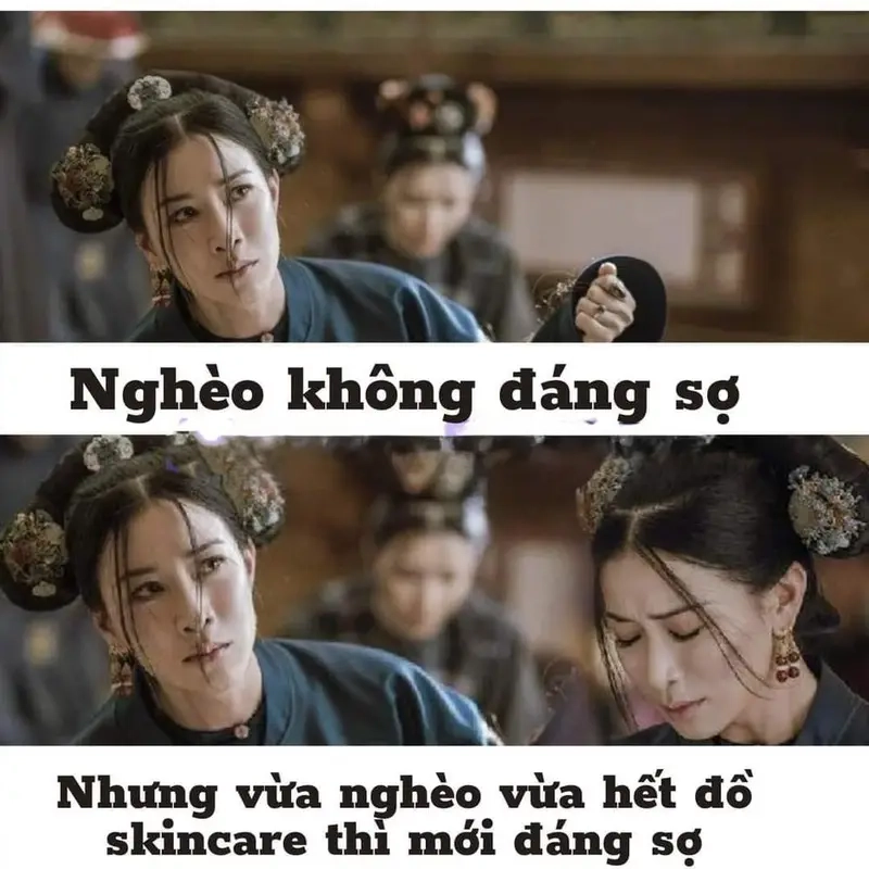 Mỗi tháng lại có một “em” mới trong meme mua mỹ phẩm