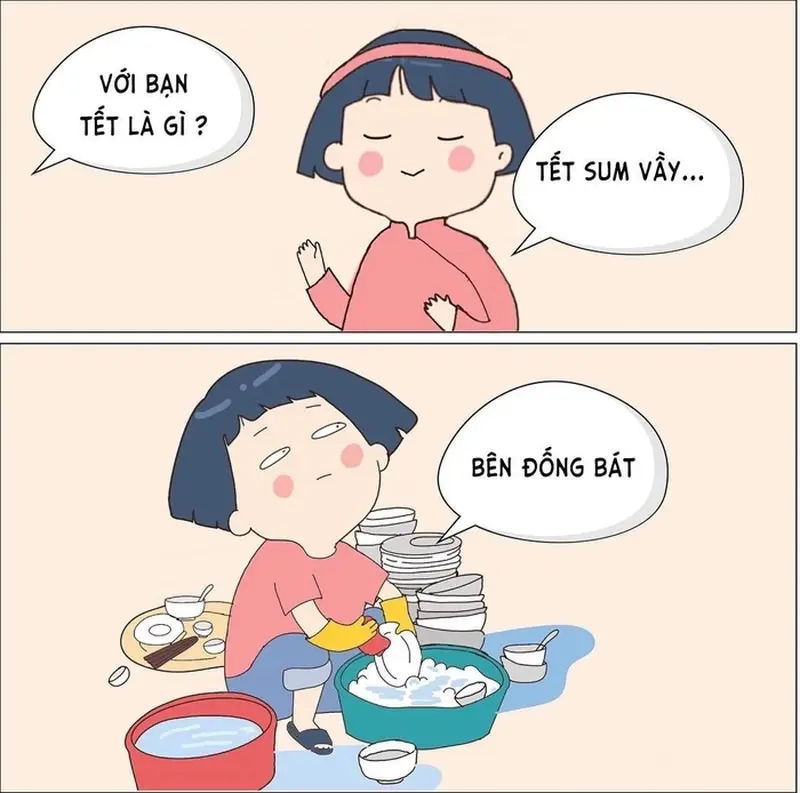 Gửi meme về nhà ăn Tết để cùng đón năm mới tràn đầy tiếng cười