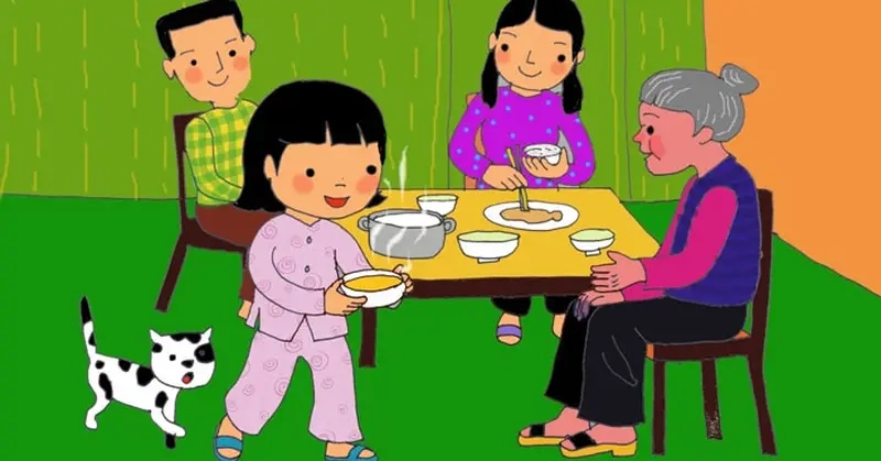 Gửi meme họp gia đình để chia sẻ niềm vui quây quần bên nhau