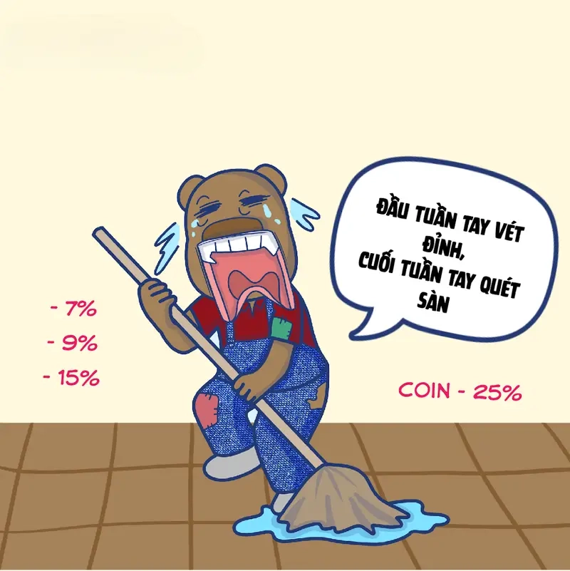 Meme dọn nhà hài hước ghi lại những phút giây dọn dẹp “bất đắc dĩ”