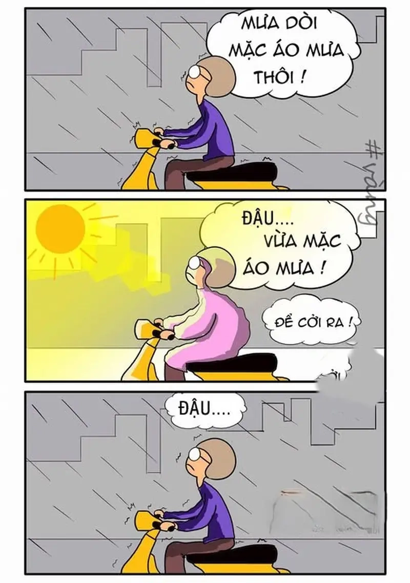 Meme đi dưới mưa – sự lãng mạn của người cô đơn không kịp trú