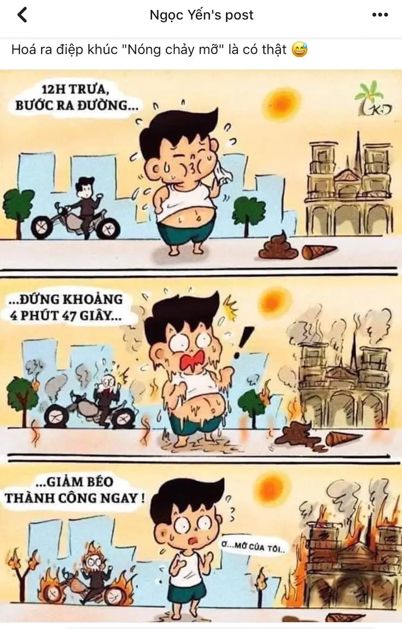 Nắng gay gắt không thể làm khó meme trời nóng chảy mỡ của dân tình
