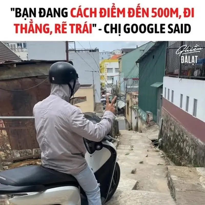 Xem meme google maps để thấy mỗi người là một tay lái mạo hiểm