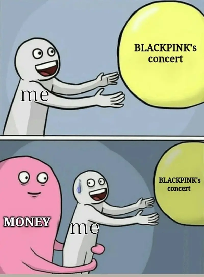 Meme concert Blackpink hài hước meme về Sự kiện âm nhạc, giải trí