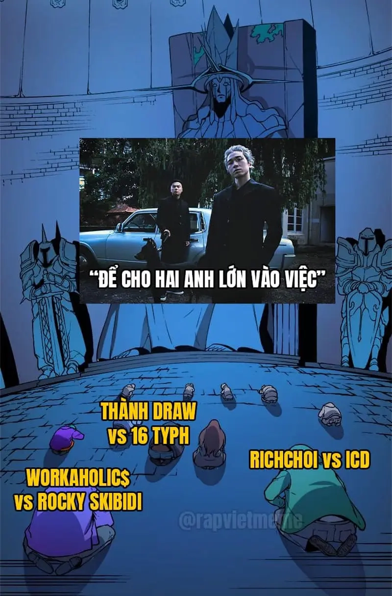 Meme Rap Việt sáng tạo meme về Sự kiện âm nhạc, giải trí