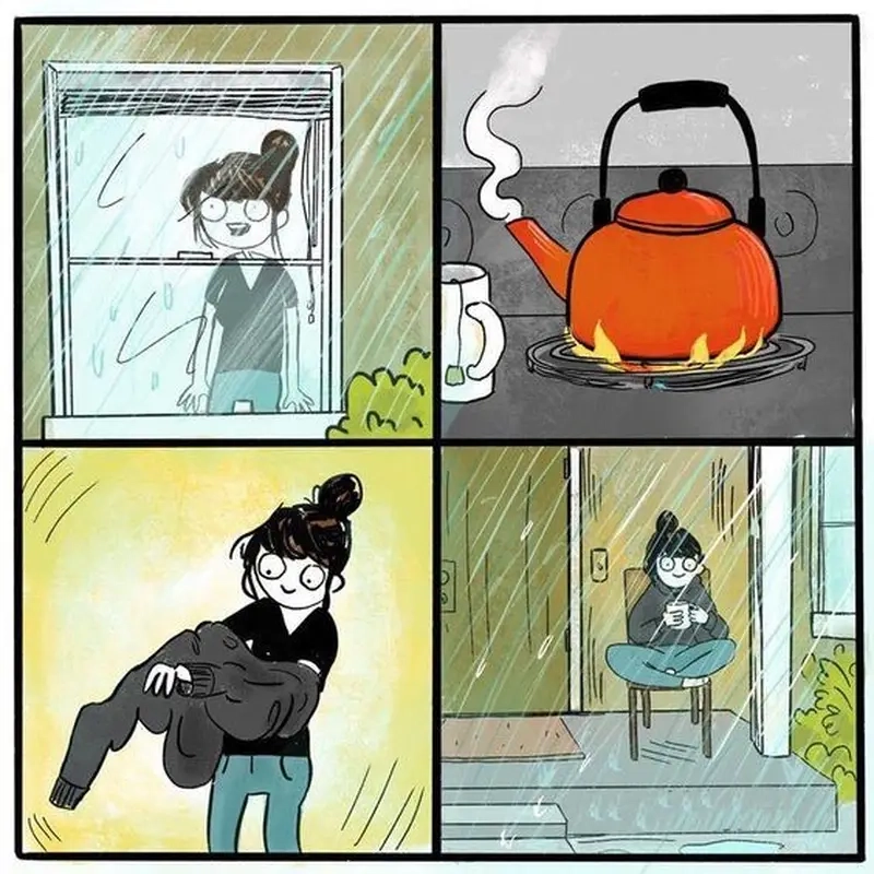 Trốn trong phòng là kỹ năng sống meme hướng nội