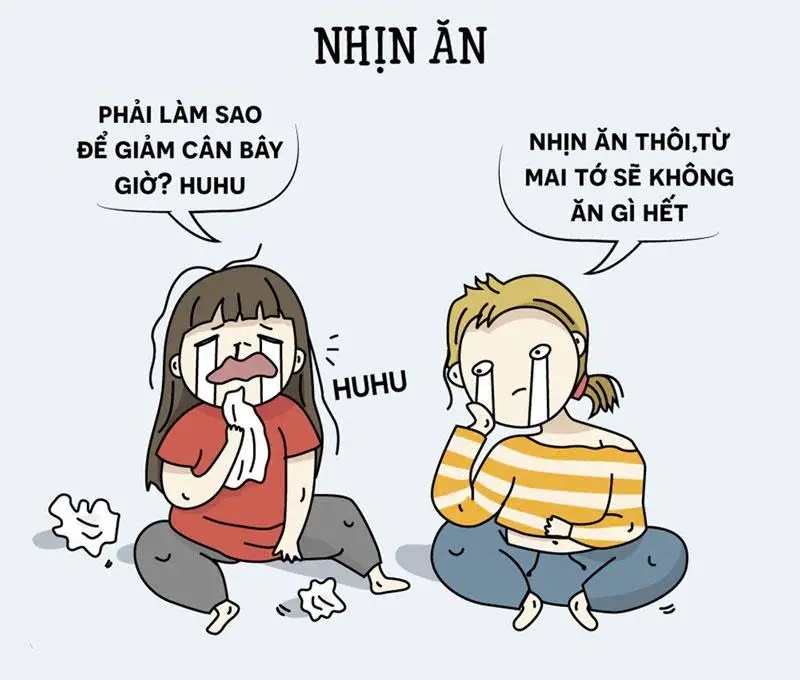 Mỗi lần xem meme giảm cân thất bại là mỗi lần tự hứa mai bắt đầu