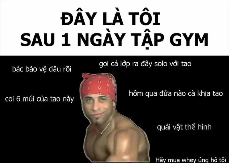Meme tập gym ngày đầu khiến ai cũng phải gật gù đồng cảm