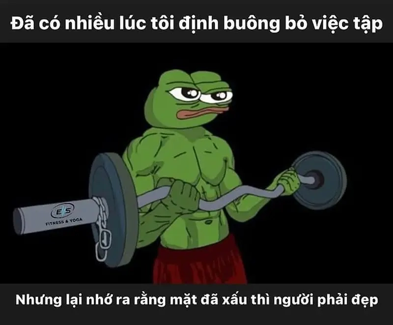 Những khoảnh khắc “khó đỡ” chỉ có trong meme phòng gym