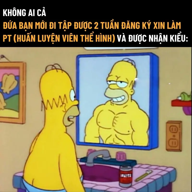 PT luôn là người thúc đẩy bạn vượt giới hạn meme PT (huấn luyện viên cá nhân)