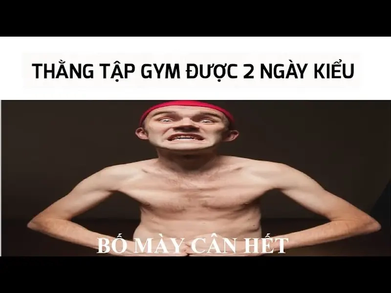 Thấy gym xa lạ nhưng vẫn quyết tâm meme người mới tập gym