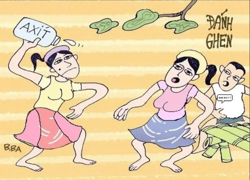 Những pha ghen tuông dễ thương qua meme ghen tuông độc đáo