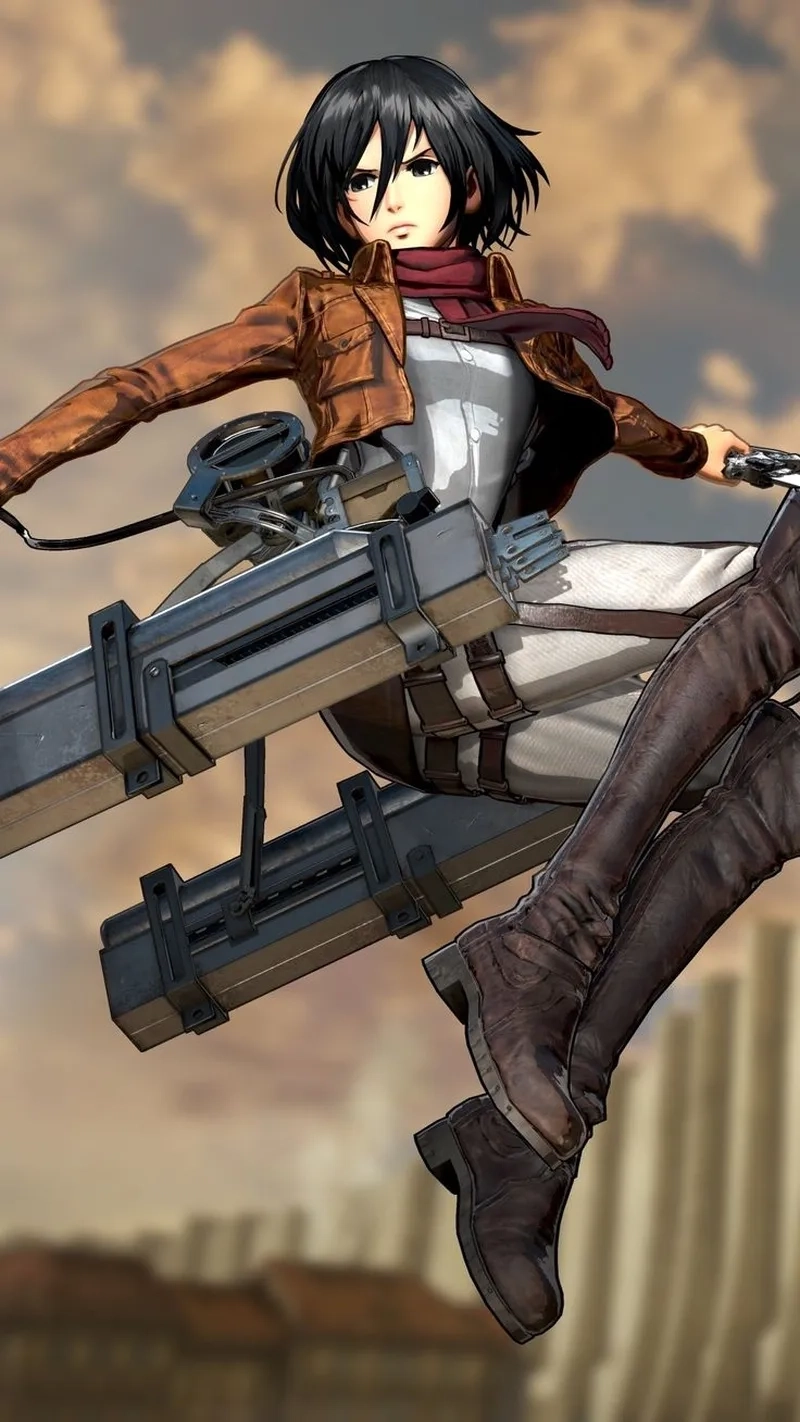 Attack on titan mikasa ackerman được yêu thích bởi cá tính mạnh mẽ