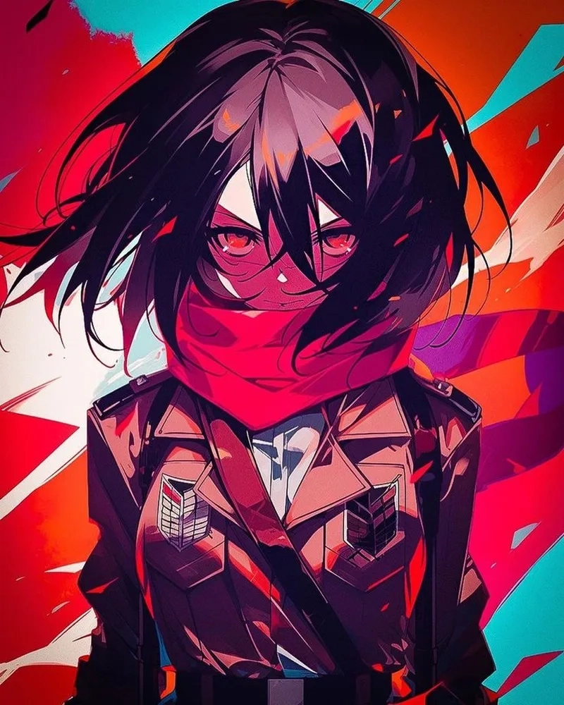 Mikasa anime mang đến hình tượng nữ anh hùng mạnh mẽ