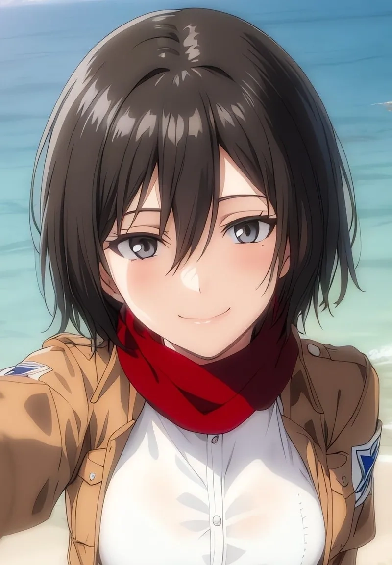 Mikasa meme với biểu cảm lạnh lùng gây bão mạng xã hội