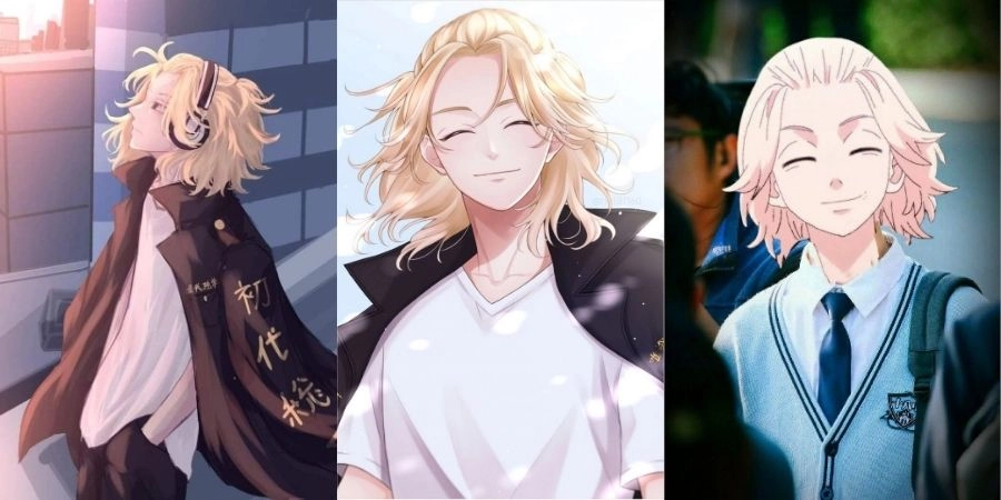 Mikey trong bộ ảnh fanart thể hiện vẻ điềm tĩnh cuốn hút