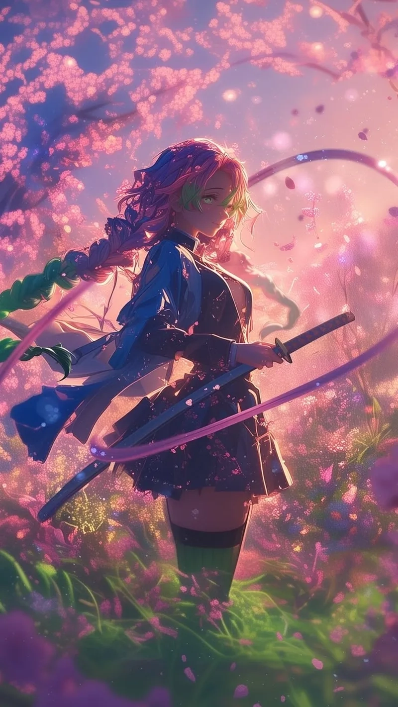 Kanroji Mitsuri anime là sự kết hợp hoàn hảo giữa sức mạnh và nữ tính