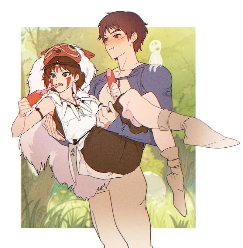 Mononoke and Ashitaka là câu chuyện tình đẹp giữa chiến tranh