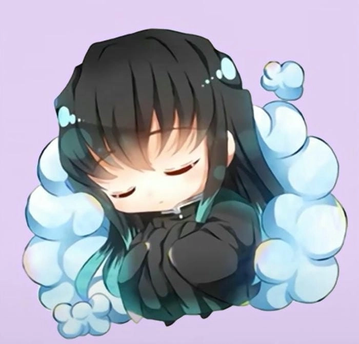 Cute Muichiro là hình ảnh dễ thương thường xuất hiện khi cậu bối rối hoặc ngơ ngác với biểu cảm trống rỗng