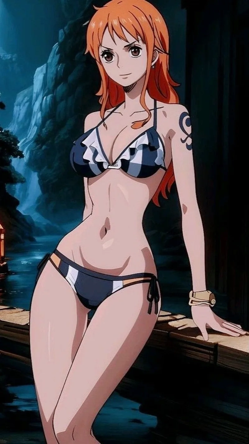 Bộ ảnh Nami One Piece Wano đẹp không tì vết