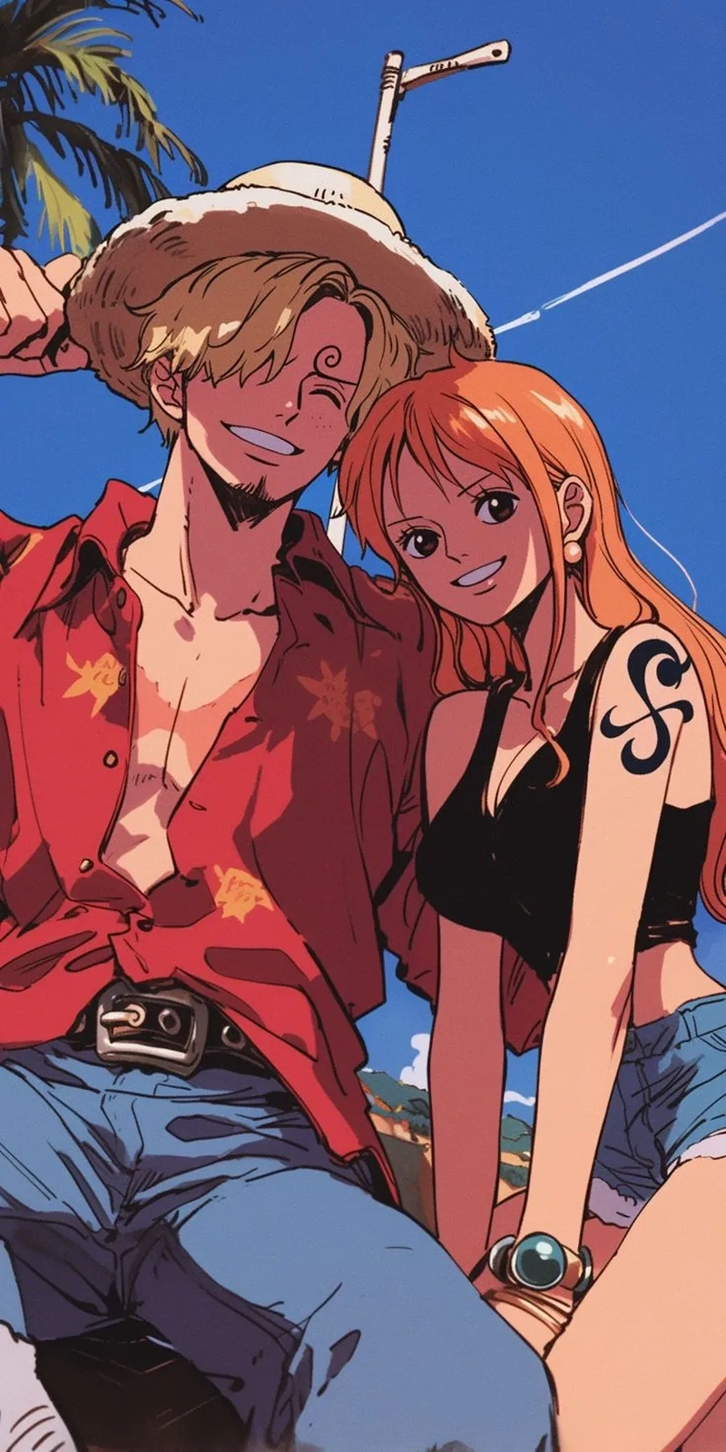 Fanart đẹp về One Piece Zoro x Nami cực hút mắt