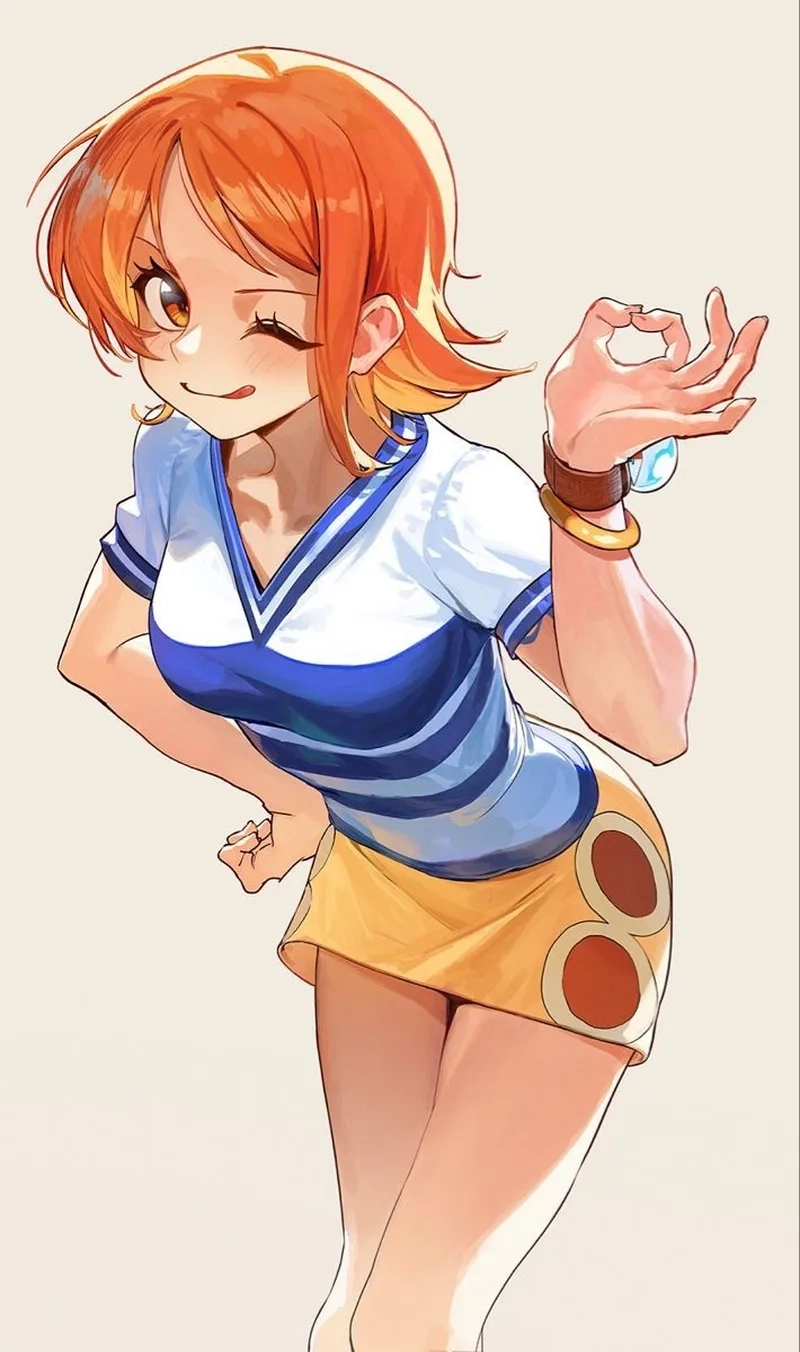 Bức hình sống động tái hiện hình tượng anime nami