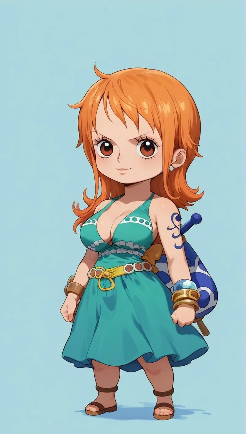 Phiên bản chibi nami dễ thương đốn tim fan