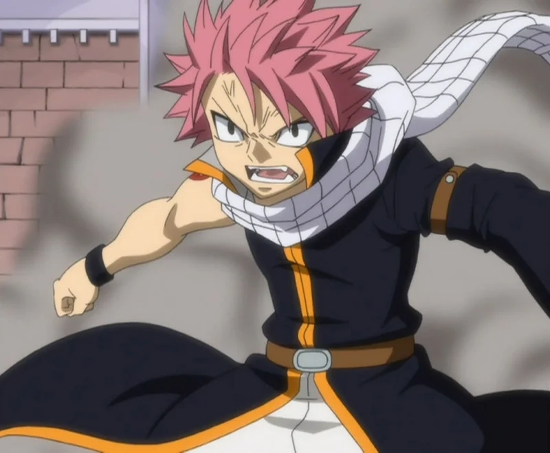 Cận cảnh cute Natsu Dragneel với biểu cảm siêu đáng yêu
