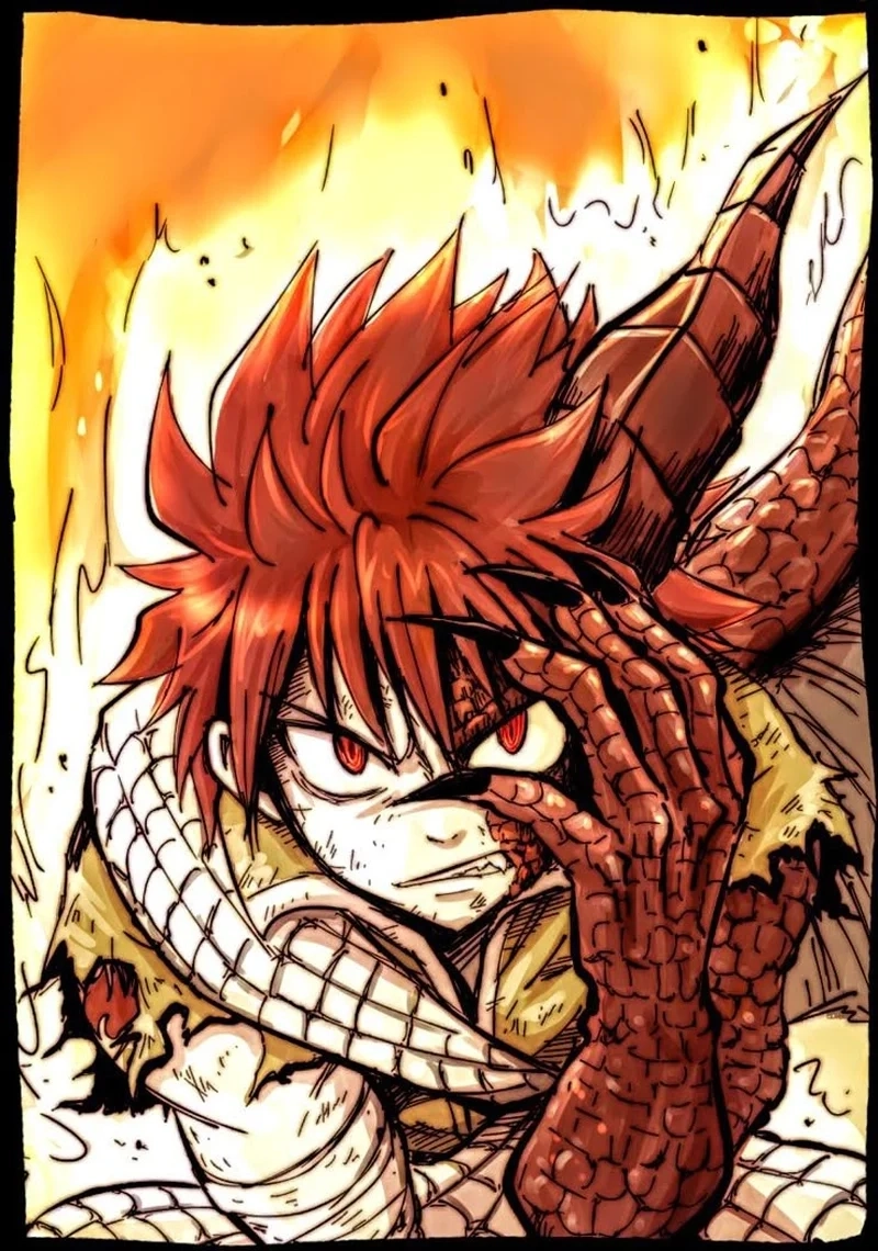 Fairy Tail Natsu chibi phiên bản đáng yêu của chiến binh rồng