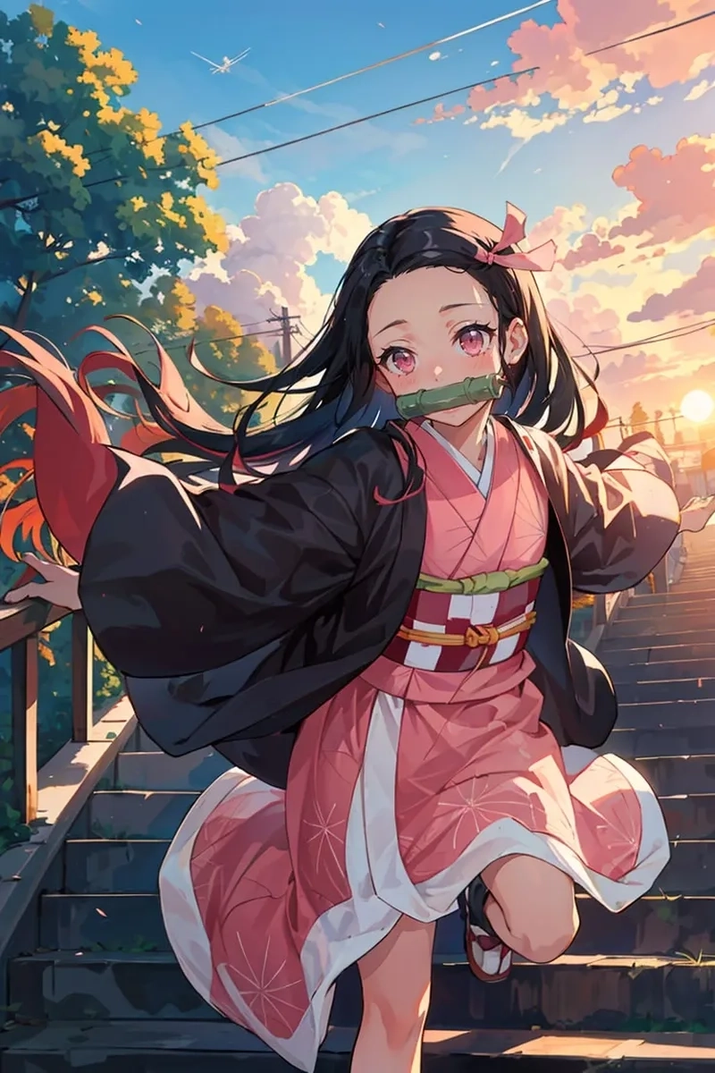 Kamado Nezuko là em gái của Tanjiro, người trở thành quỷ nhưng vẫn giữ được lòng nhân