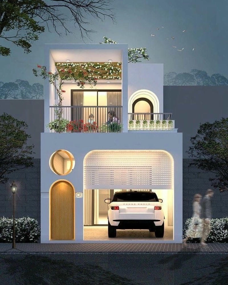 Tối giản không gian với mẫu nhà 40m2 đơn giản tiện nghi
