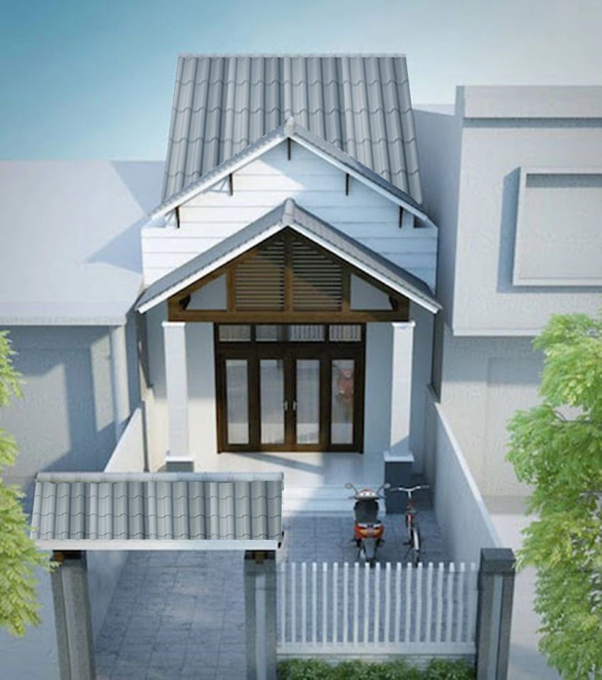 Xem ngay các mẫu nhà cấp 4 2 phòng ngủ
